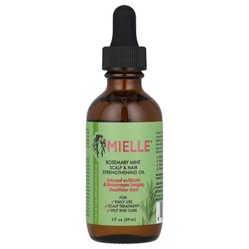 MIELLE Scalp & Hair Strengthening Oil, Rosemary Mint, 2 fl oz (59 ml)