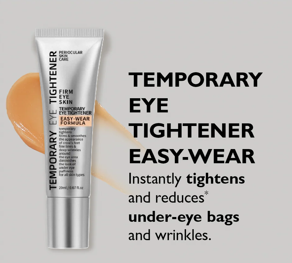 Temporary Eye Tightener with Brush, Eye Tightening Cream Instant, Instant Eye Bag Tightener, Dark Circles Under Eye Remover, Reduce Fine Lines and Wrinkles
