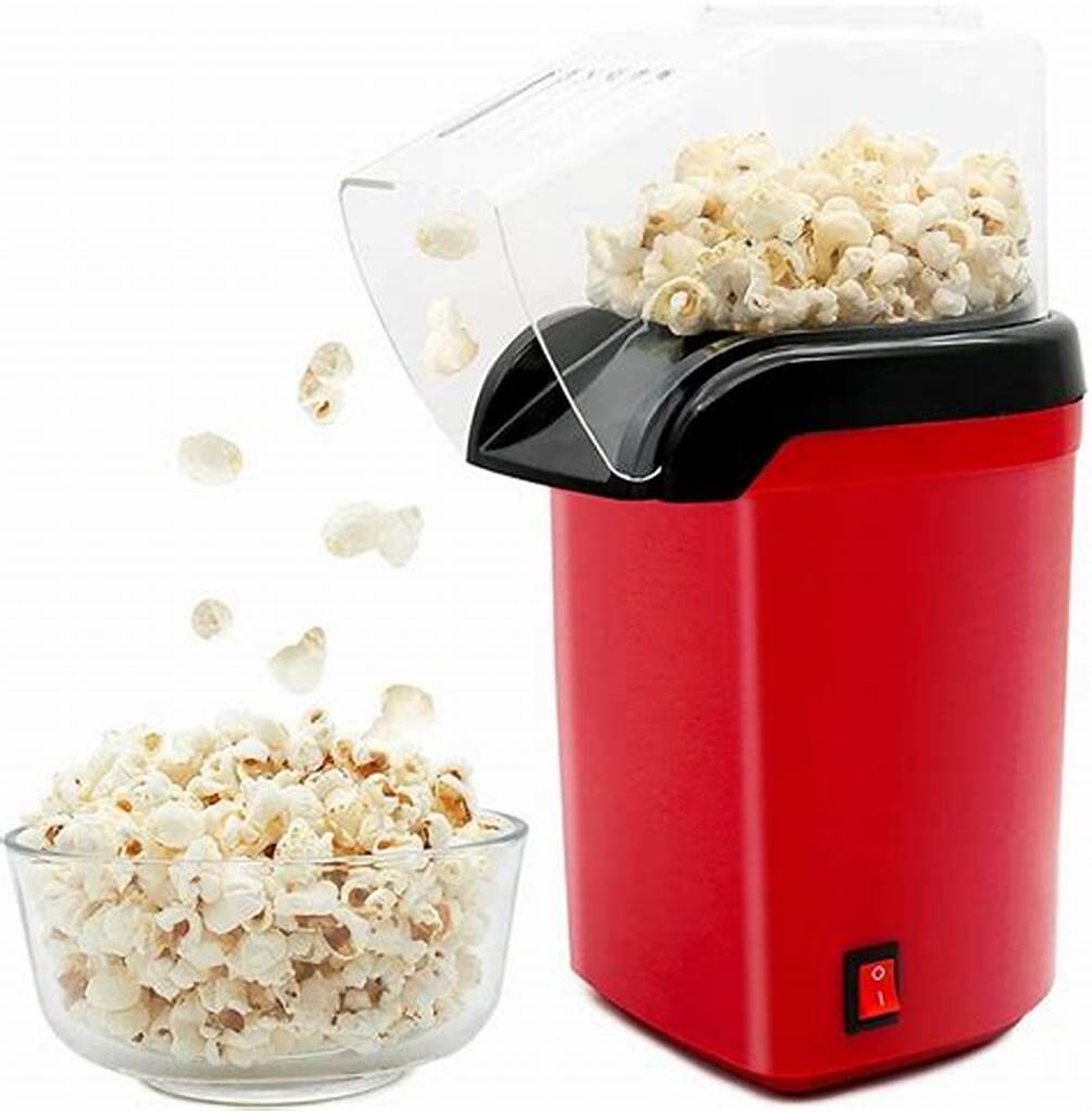 Premium Mini Popcorn Machine – Quick, Healthy Oil-Free Popcorn in 3 Minutes with Easy One-Touch Operation | #1 Trusted Choice